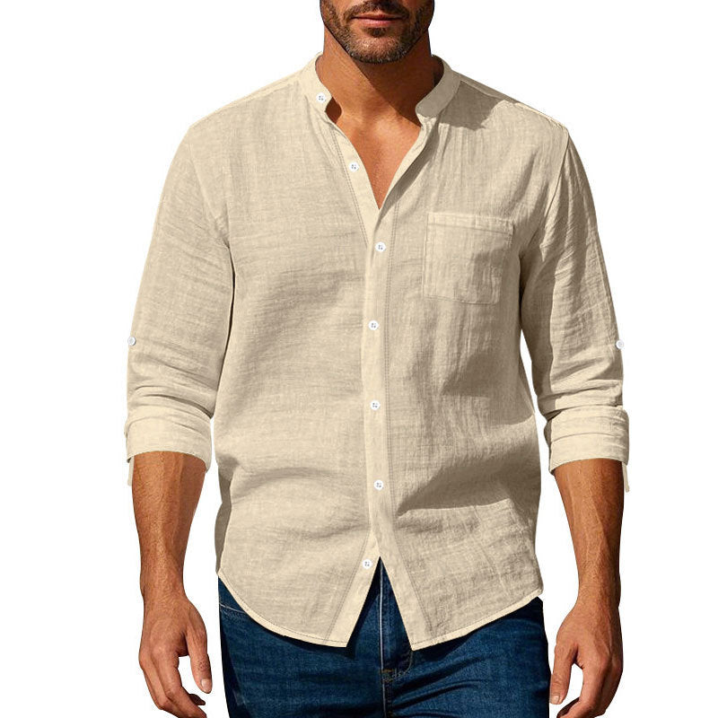 Herren Leuchten Langarm-Hemd, ein elegantes und modernes Design, das Sie in Ihrem Online-Shop finden.