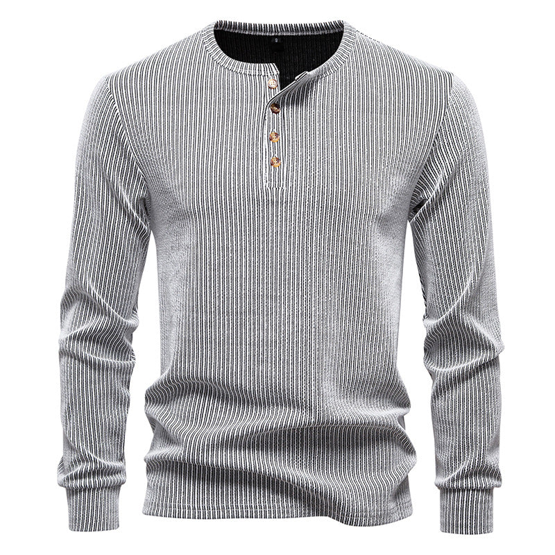 Herren Langarmshirt Streifenmuster Modern Berlin