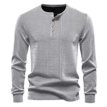Herren Langarmshirt Streifenmuster Modern Berlin