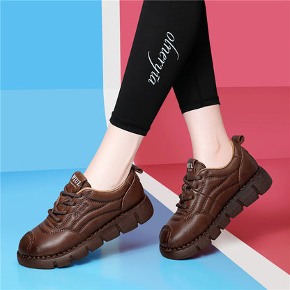 Damen Sneaker Dicke Sohle Modisch Frauen Schuhe