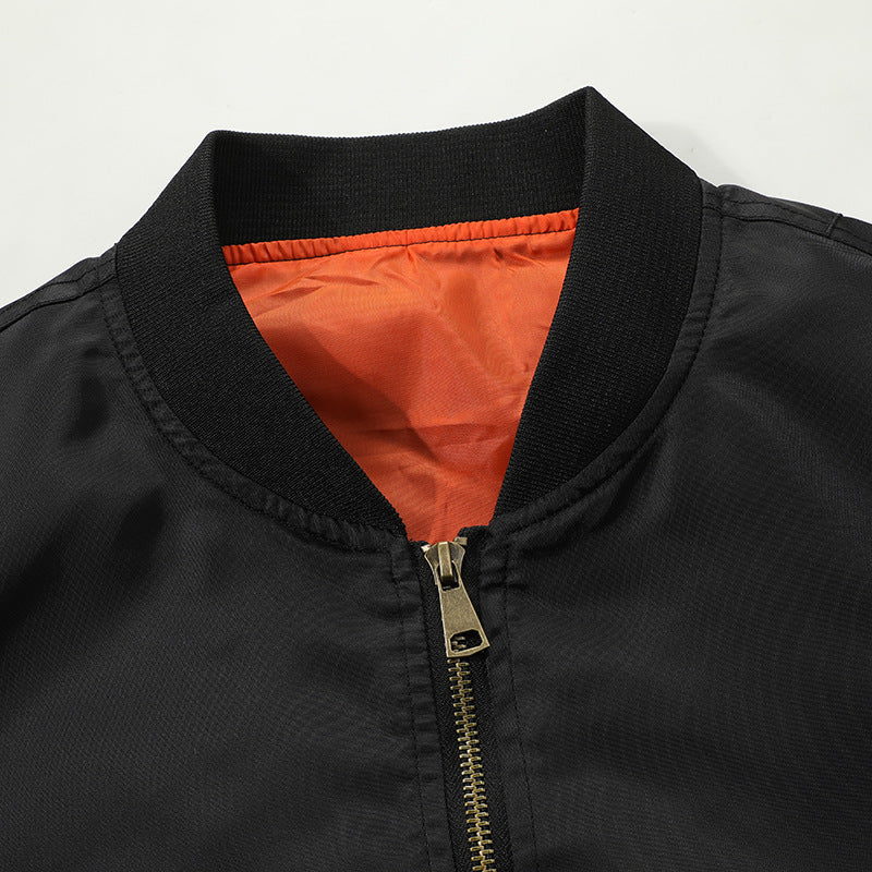 Herren Bomberjacke Modern Funktionsjacke Mit Taschen