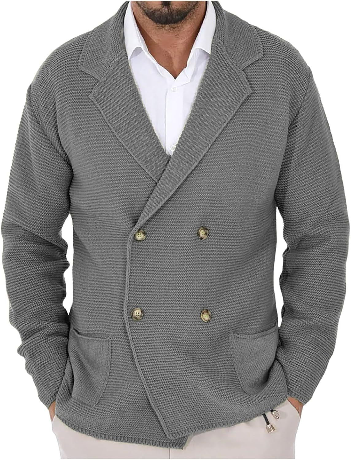 Herren Strickjacke Slim Fit Modern