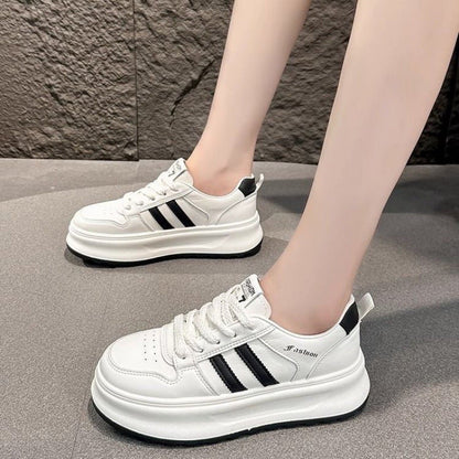 Damen Sportliche Sneaker Plateau Schuhe Atmungsaktiv