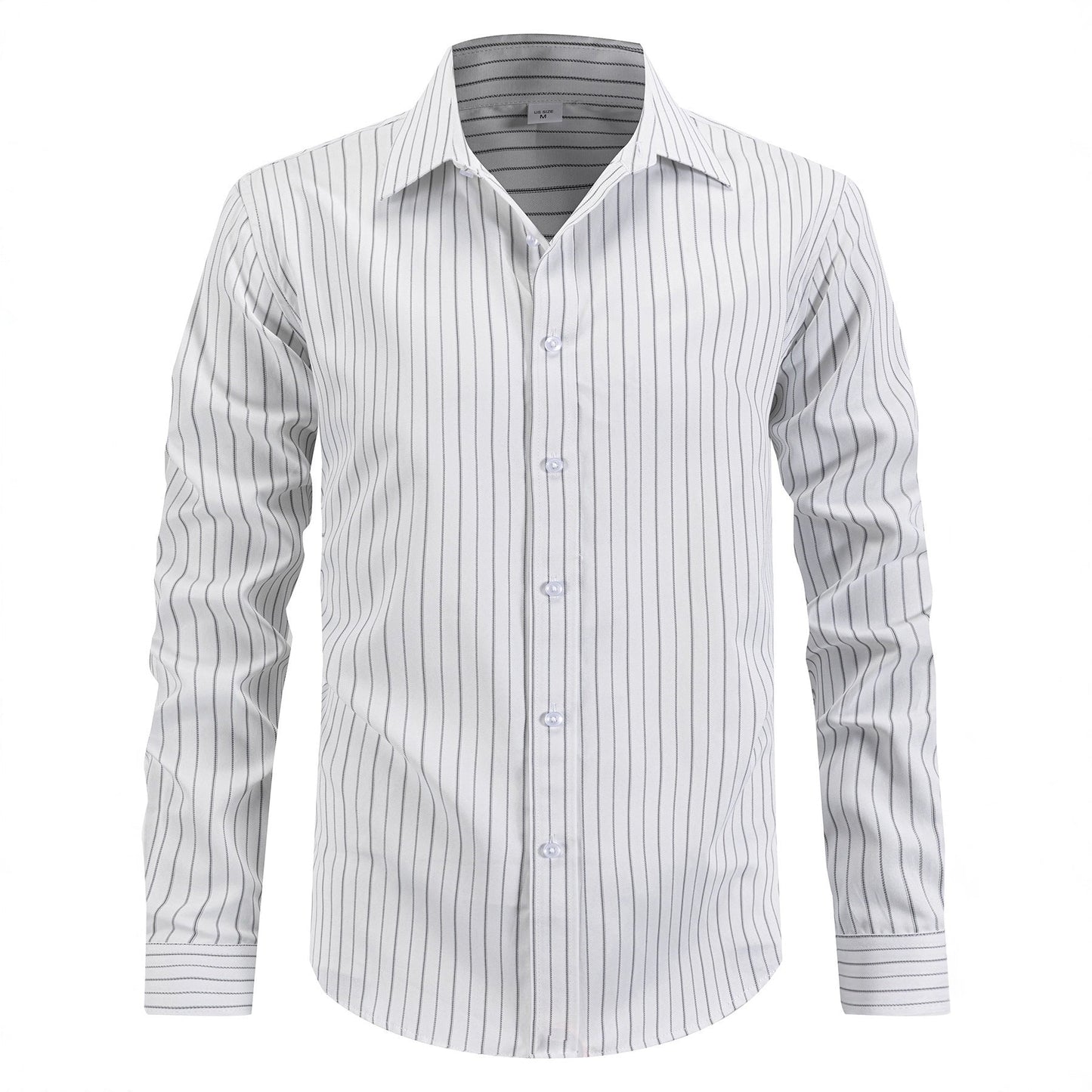 Herren Langarmhemd Streifen Modern Schnitt Komfort Passform