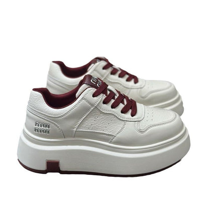 Damen Sneaker PlateauSchuhe Hoch Modisch