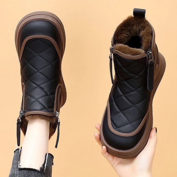 Damen Winterboots Warm Gefüttert Waterproof