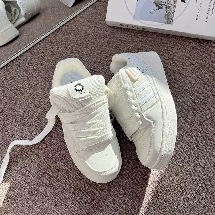 Damen Sneaker Retro Style Frauen Schuhe Trendy