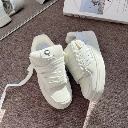 Damen Sneaker Retro Style Frauen Schuhe Trendy