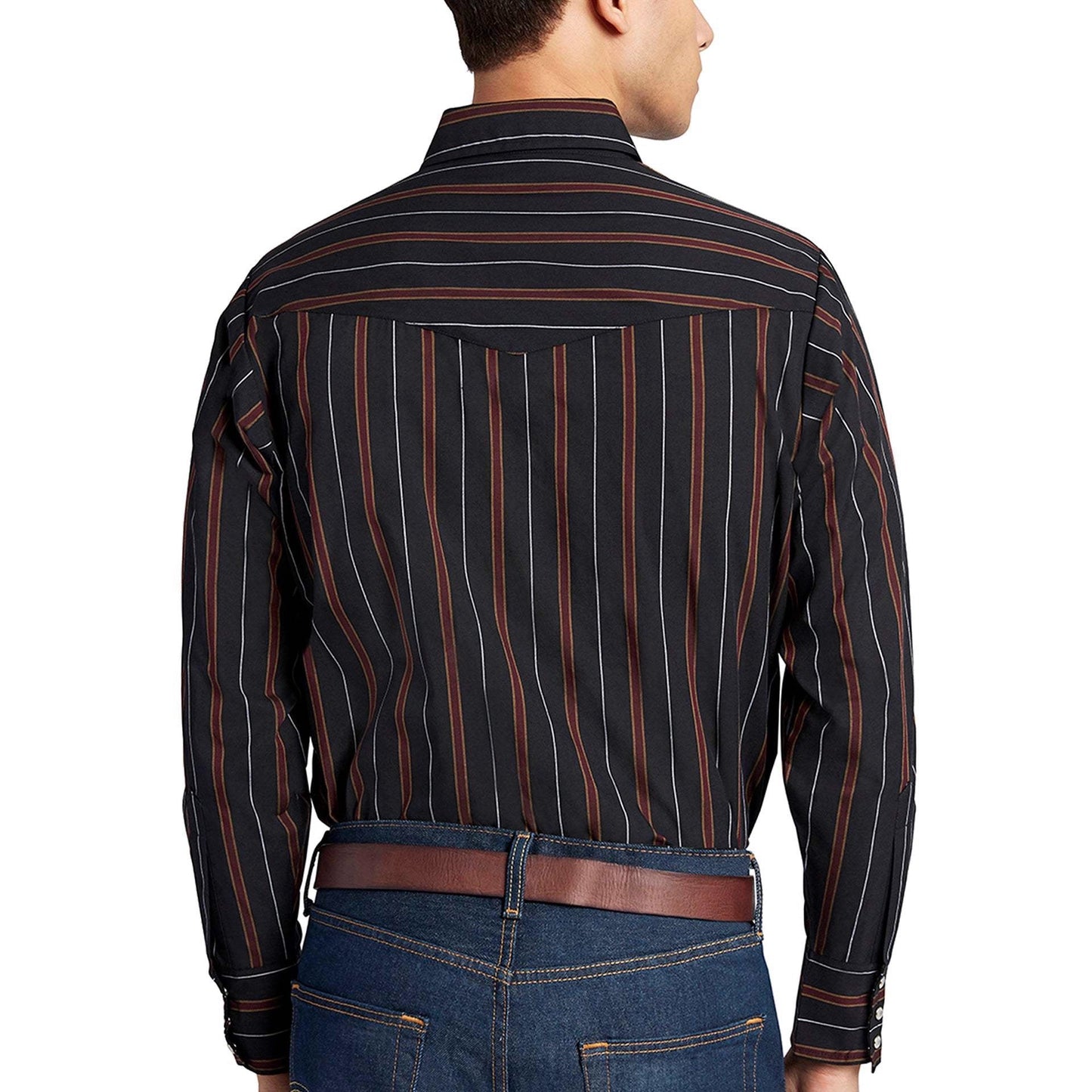 Herren Westernhemd Modern Cowboyshemd Grau
