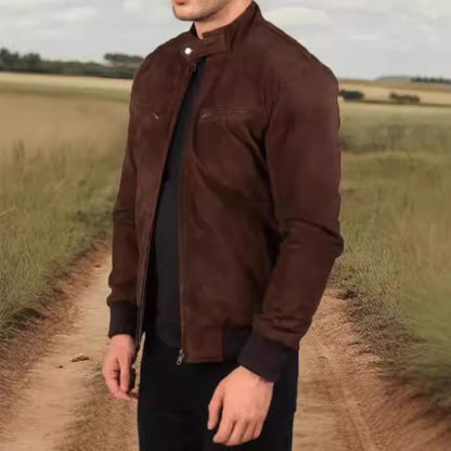 Lederjacke Herren Bikerstyle Zeitlos Modern - BerlinGlamour