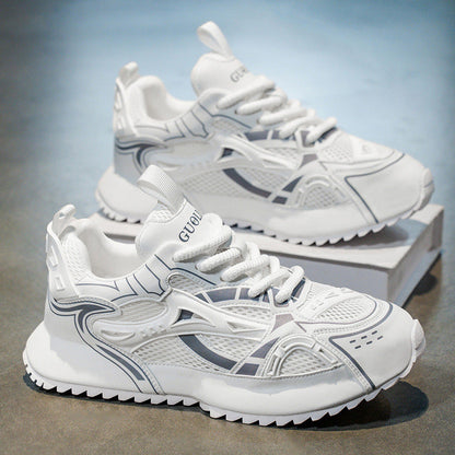 Damen Sneakers Sportlich Atmungsaktiv Leicht