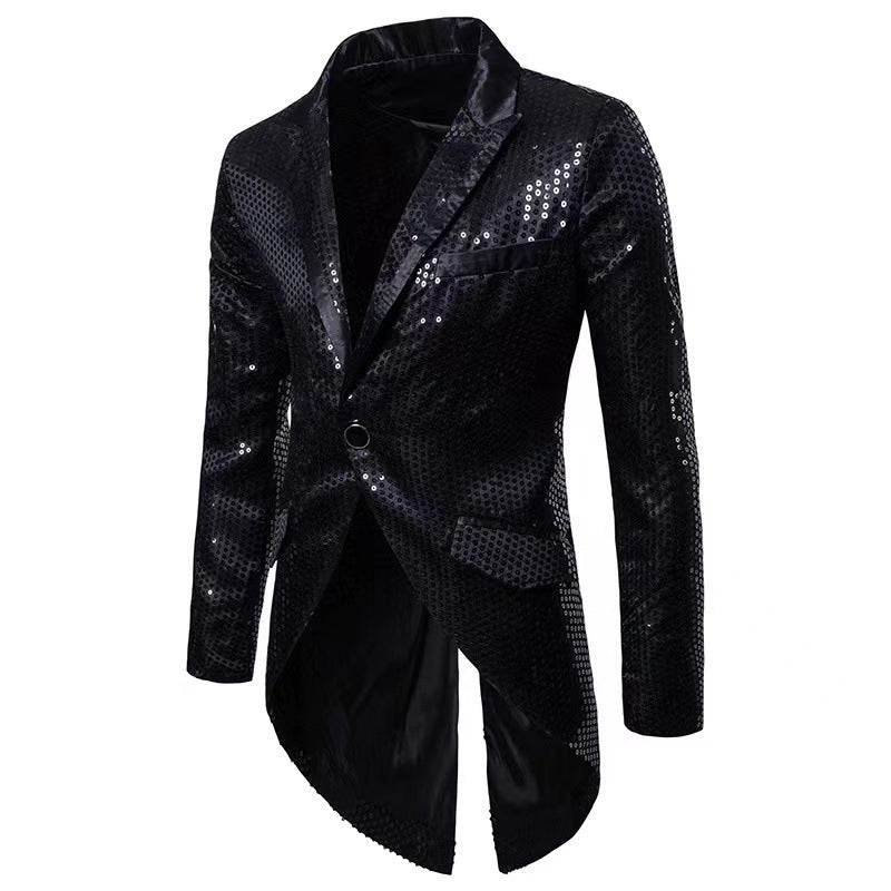 Herren Blazer Modern Schick Glänzend