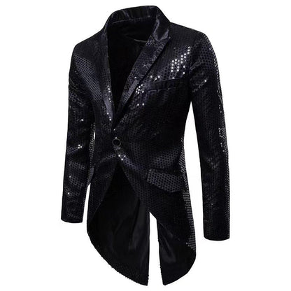 Herren Blazer Modern Schick Glänzend