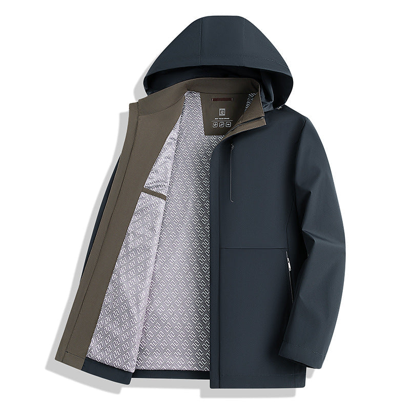 Herren Outdoorjacke Wasserabweisend Fleece Isolierung Männer
