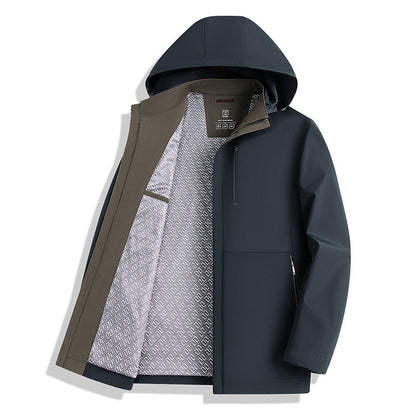 Herren Outdoorjacke Wasserabweisend Fleece Isolierung Männer