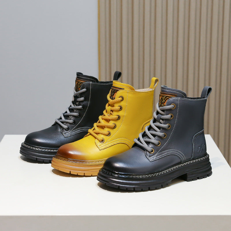 Damen Stiefeletten Robust Ergonomisch Bequem - BerlinGlamour