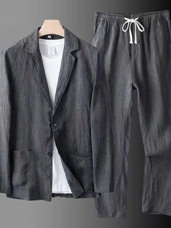 Herren Anzug-Set Baumwolle Bequem Modern