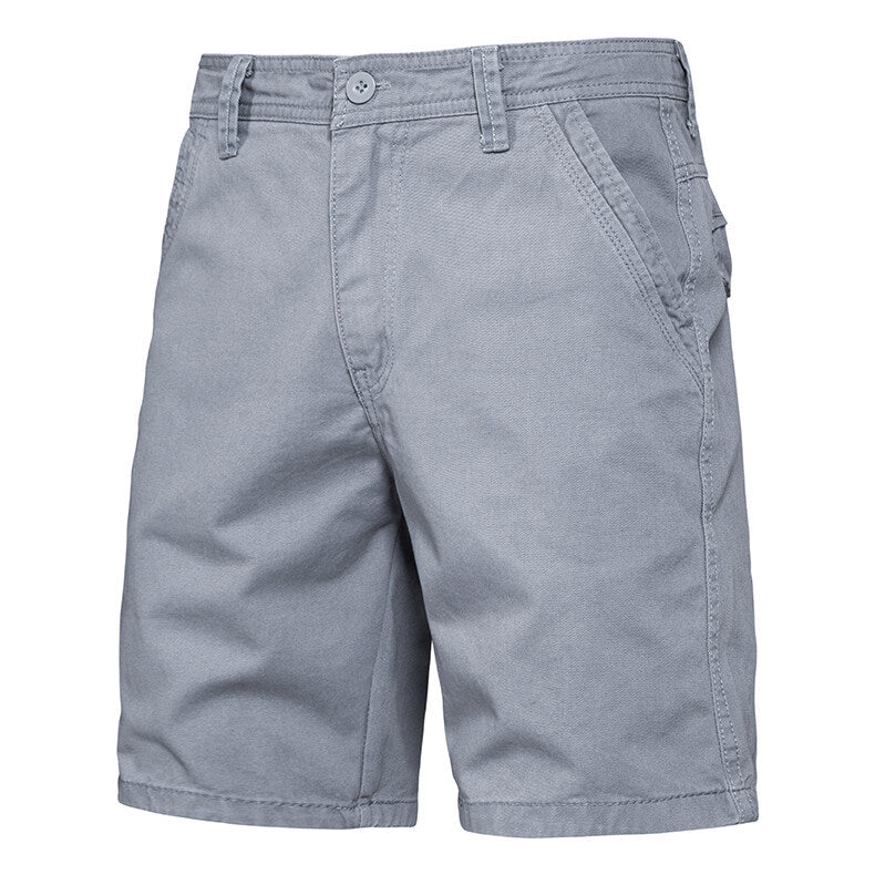 Herren Shorts Baumwolle Elegant Mit Taschen Sommer