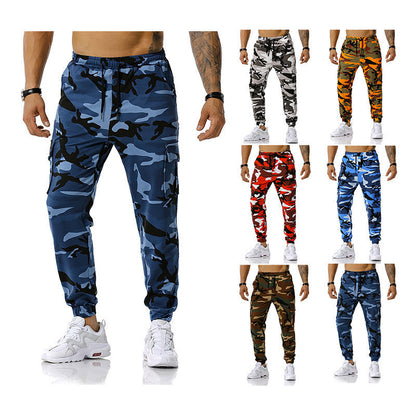 Herren Camo-Hose elastisch mit Taschen - BerlinGlamour