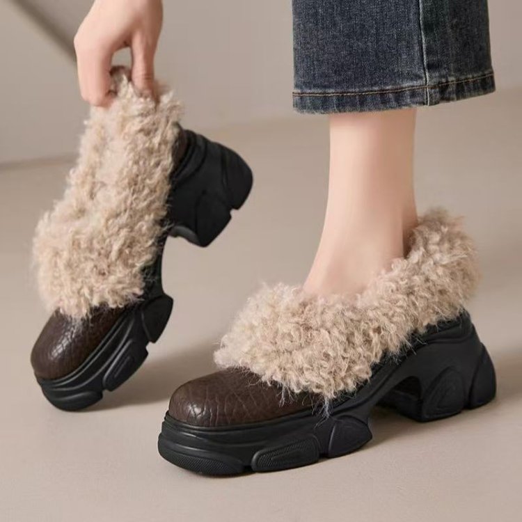 Damen Clogs Flauschig Rutschfest Trendy - BerlinGlamour