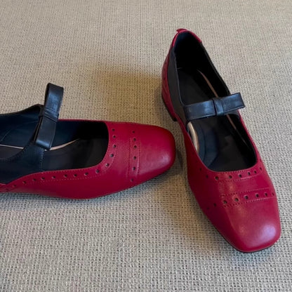 Damen Ballerinas Schuhe Elegant mit Verzierungen