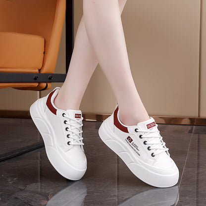 Damen Sneaker Plateau KomfortSchuhe Atmungsaktiv