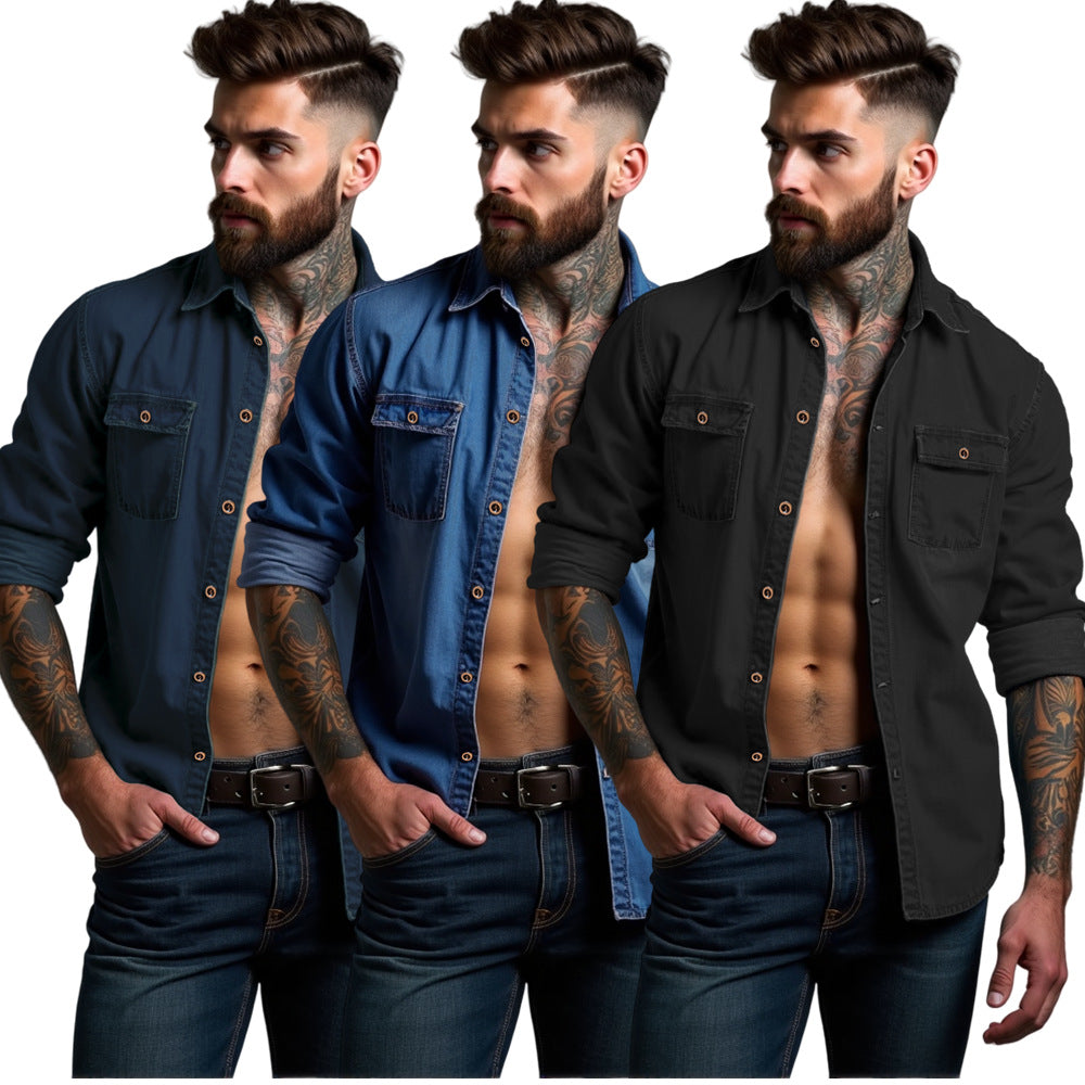 Bequemes Herren Baumwoll Hemd Casual Modern - BerlinGlamour