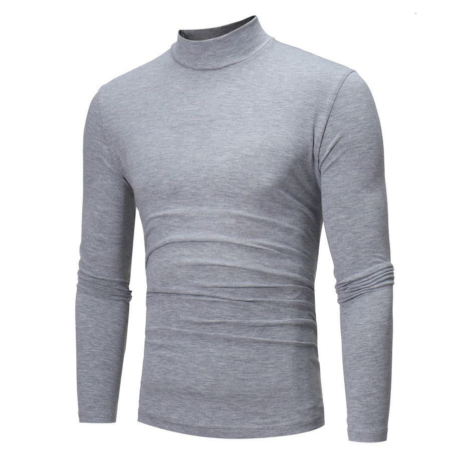Weicher Herren Rollkragenpullover Jersey Modern