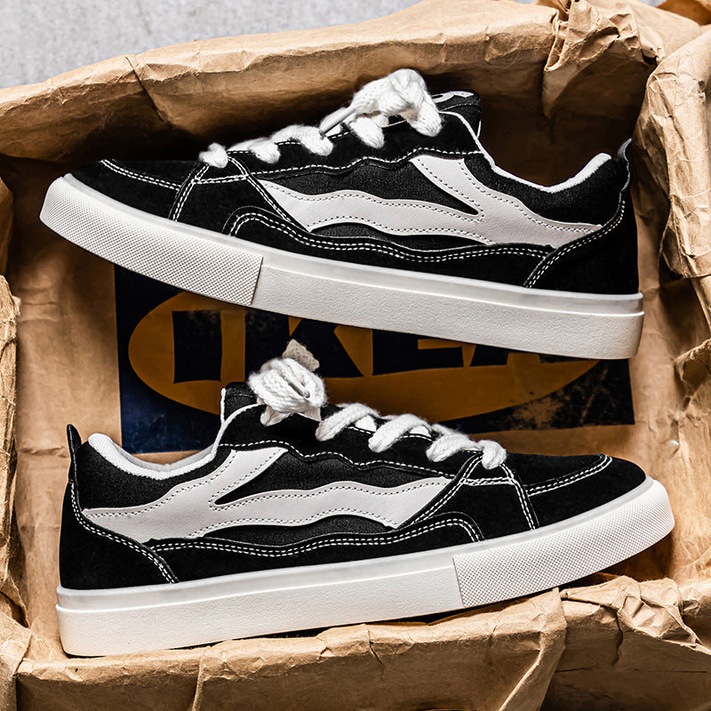 Damen Sneaker Wildleder Moderne Schnürung - BerlinGlamour