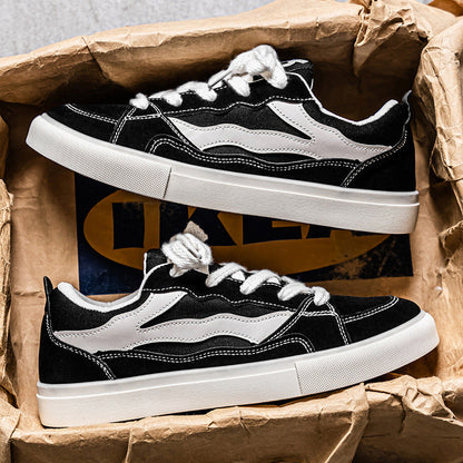 Damen Sneaker Wildleder Moderne Schnürung - BerlinGlamour