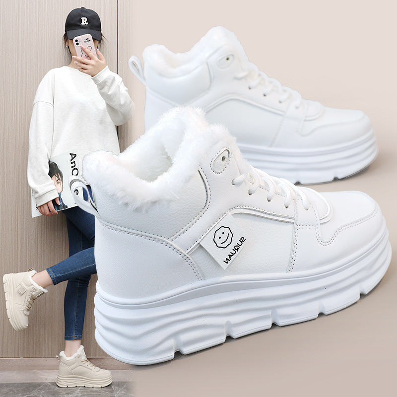 Damen Winter Sneaker Chunky Warm Rutschfest