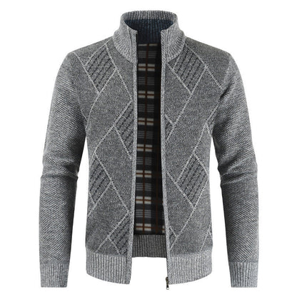 Herren Strickjacke Grafik Muster Modern Berlin Style
