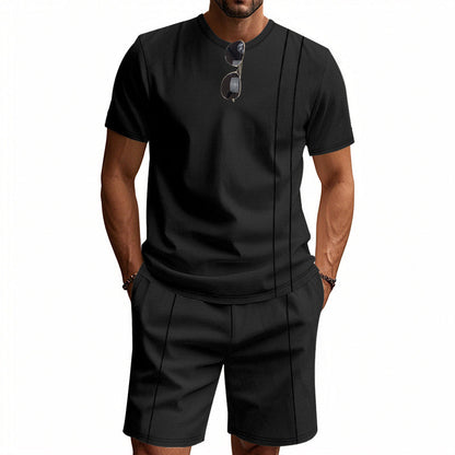 Herren Sportoutfit Kurzarm Atmungsaktiv Elastisch