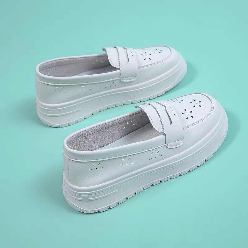 Damen Sneaker Slip-On atmungsaktiv Komfort Schuhe