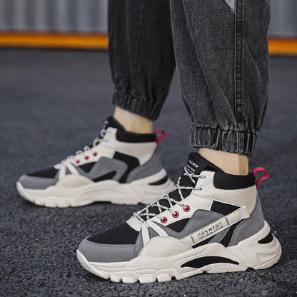 Damen Sneaker Hoch hoher Schaft bequem strapazierfähig
