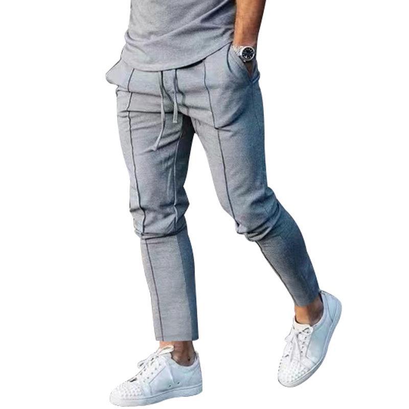 Herren Jogginghose Elegant Sportlich Schwarz