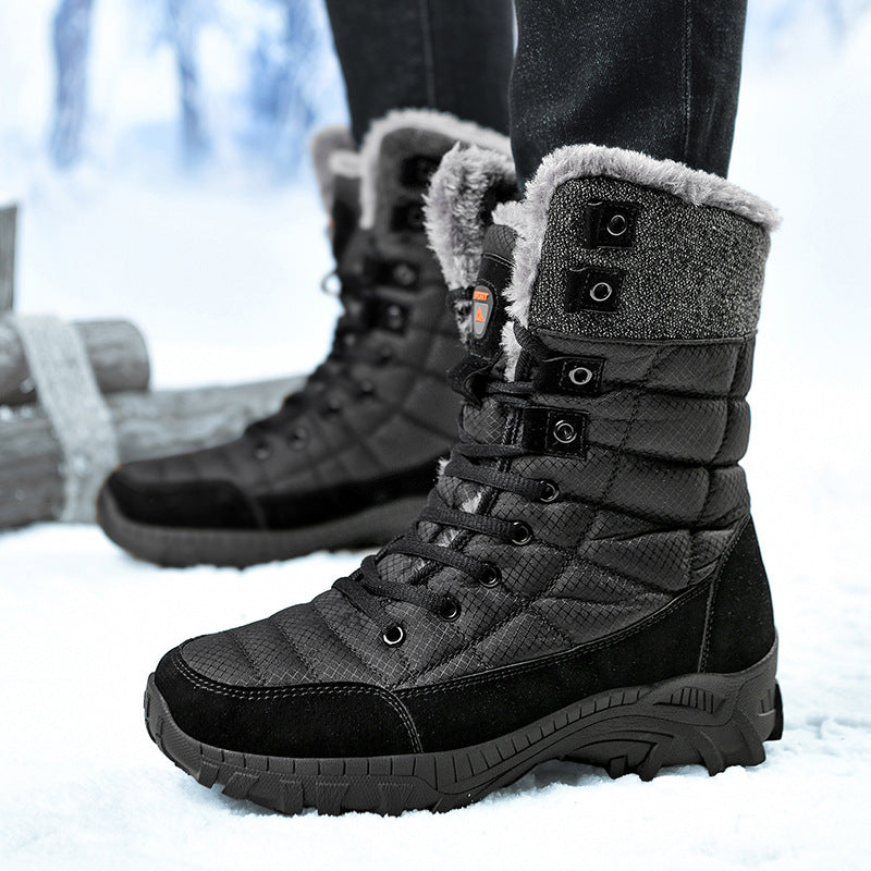 Damen Winterstiefel Warm Gefüttert Rutschfest Hoch - BerlinGlamour