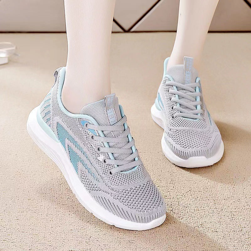 Damen Sneaker Atmungsaktiv Bequem Flexibel Sportlich