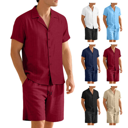 Herren Kurzarmhemd Slim Fit Modern Berlin Stil