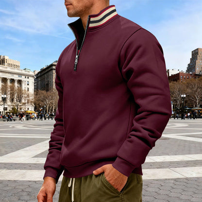 Herren Sportpullover Modern Athletisch Grün