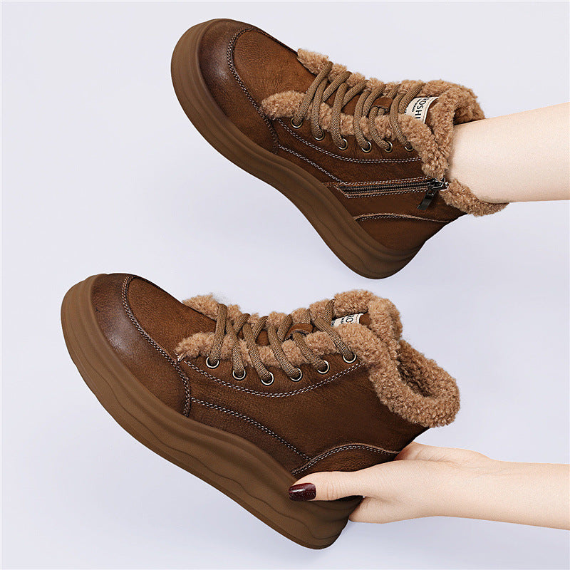 Damen Winterstiefel Kuschelig Rutschfest Schnee - BerlinGlamour