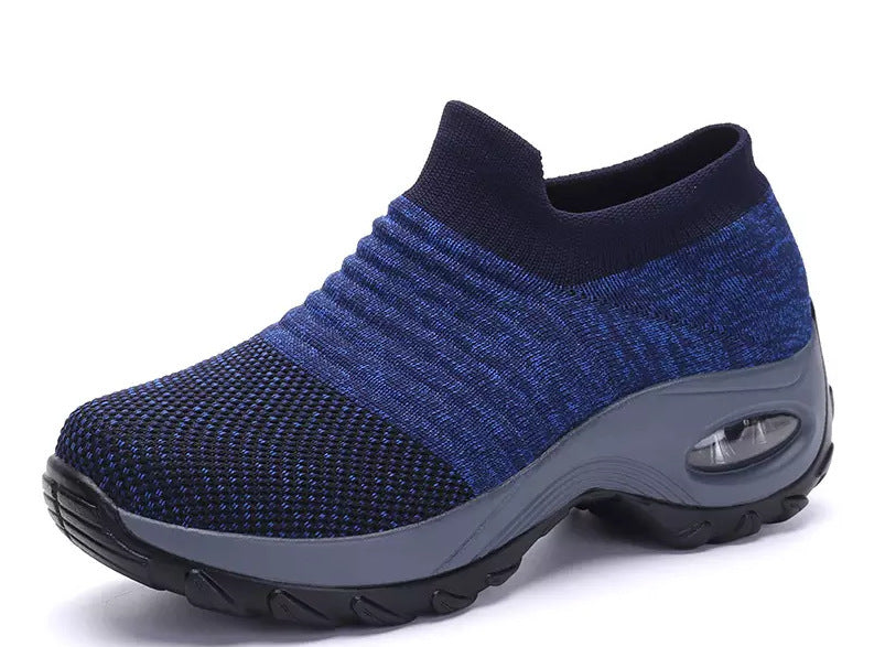 Damen Sneaker Mesh Komfortabel Dämpfung Sportschuhe