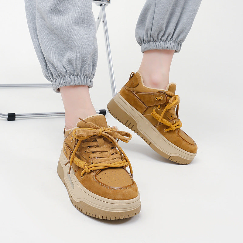 Damen Sneaker Chunky Komfortabel Mit Weicher Sohle