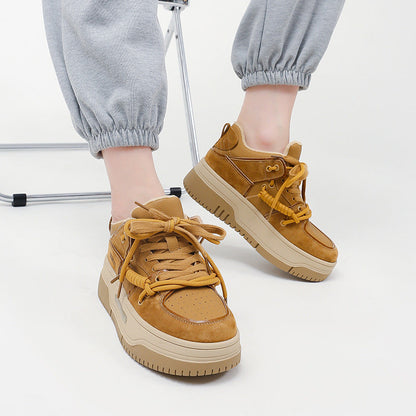 Damen Sneaker Chunky Komfortabel Mit Weicher Sohle