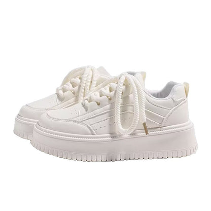 Damen Sneaker Plattform Atmungsaktiv Komfort Schuhe