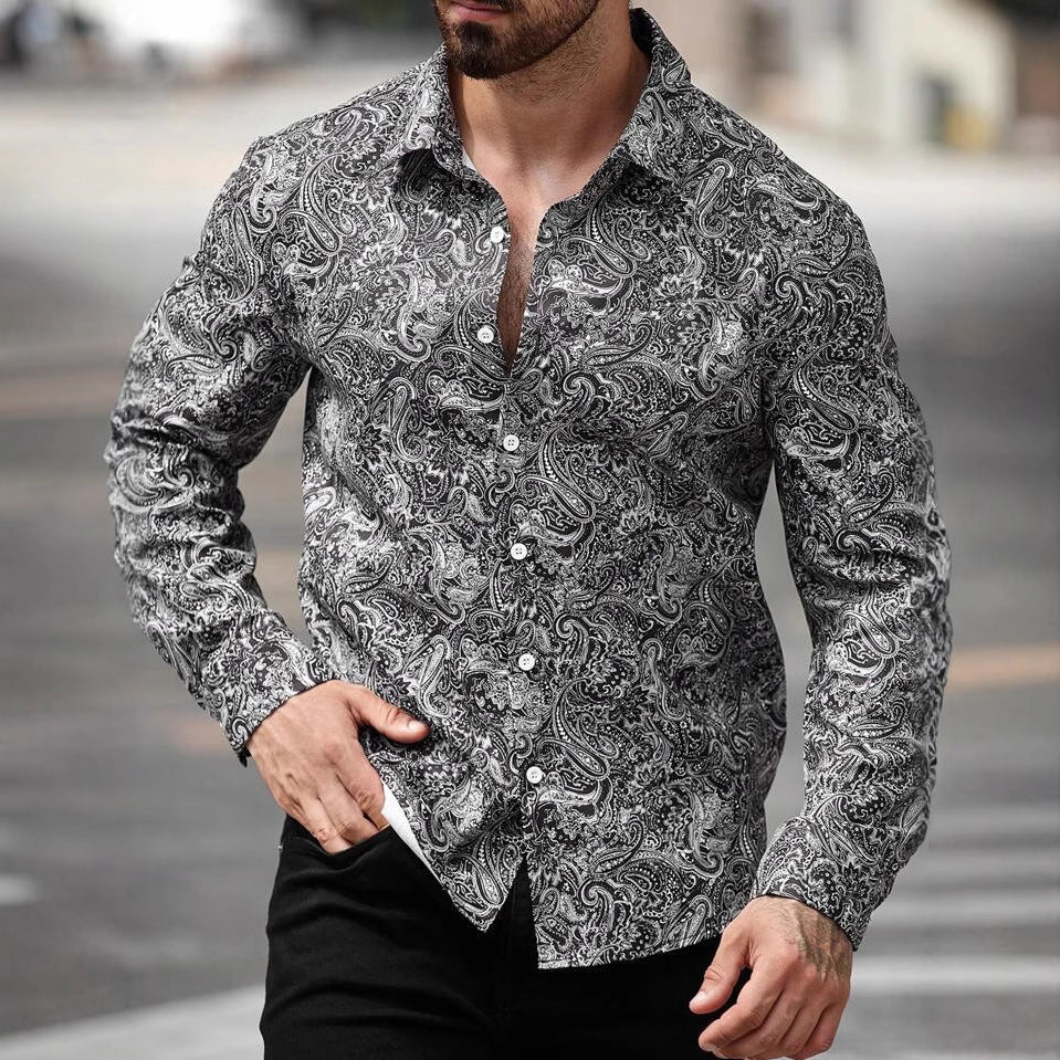 Männer Hemd Paisley Muster Modern Berlin