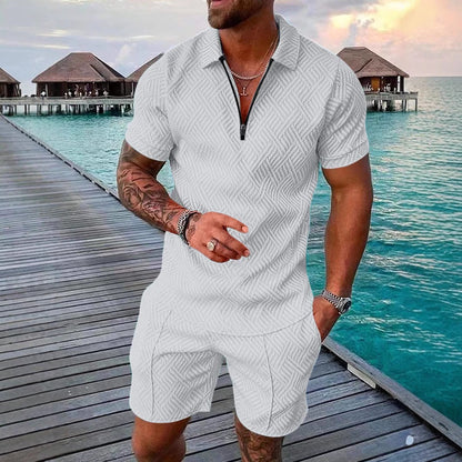 Herren Overall Kurzarm Modern Reißverschluss Berlin Stil