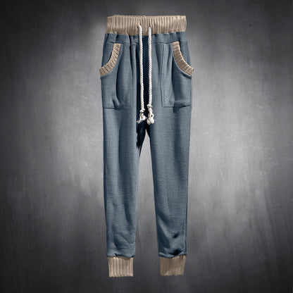 Bequeme Herren Jogginghose mit Taschen Elastisch