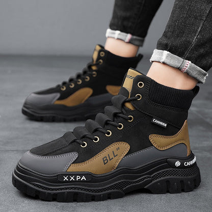 Herren Outdoor Sneaker Robust Verstärkte Sohle Wander Schuhe