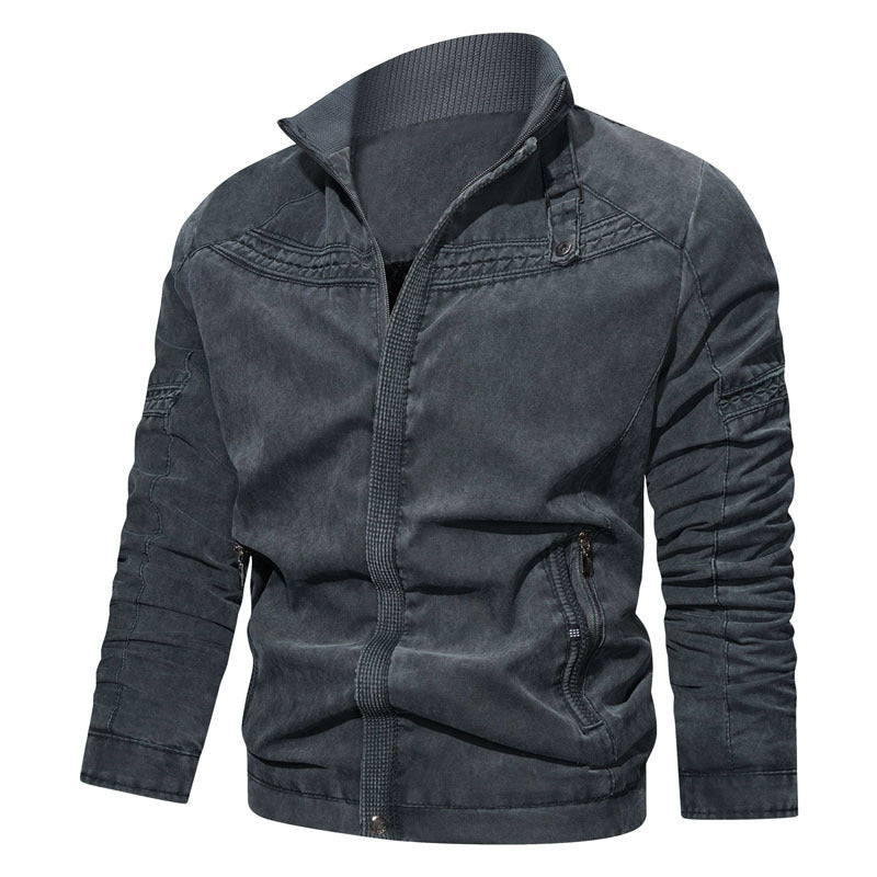 Herren Übergangsjacke Robust mit Steppung und Reißverschlusstaschen